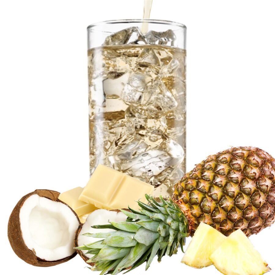 Ananas Kokos Weiße Schoko Geschmack allergenfreies Energy Drink Pulver
