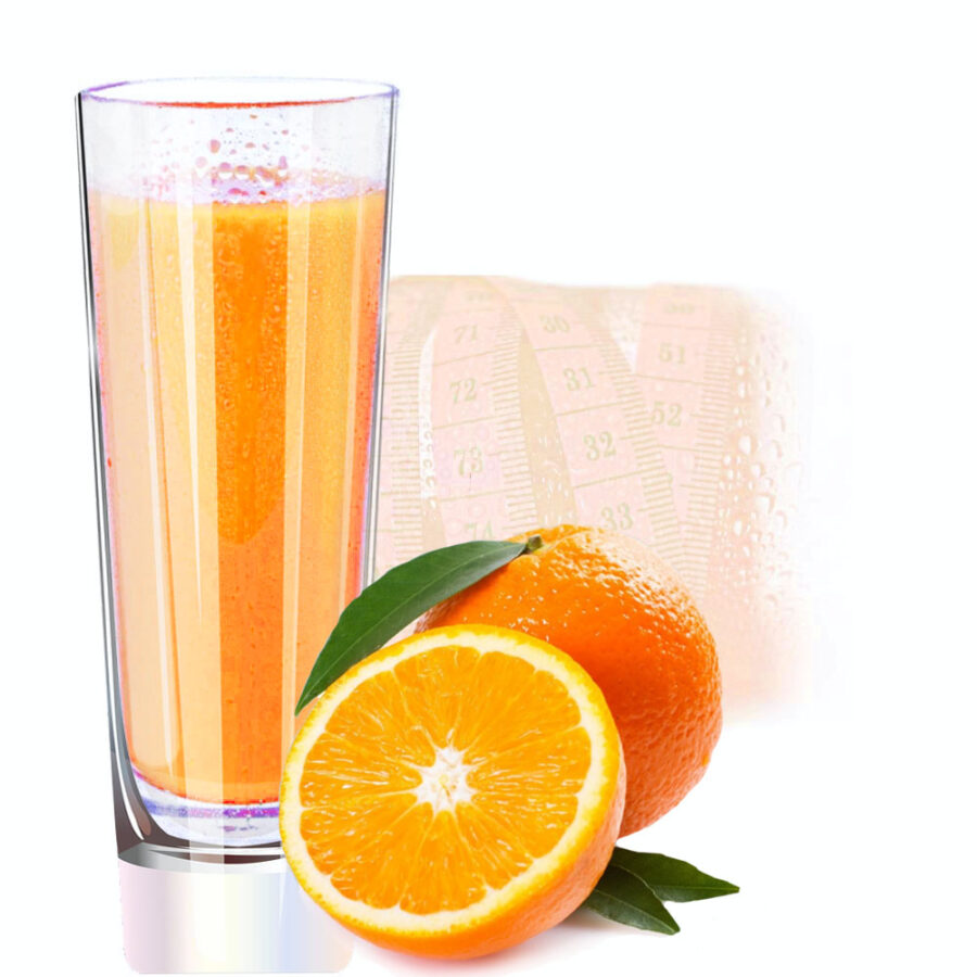 Apfelsine Geschmack Veganes Proteinpulver Eiweißpulver mit L-Carnitin