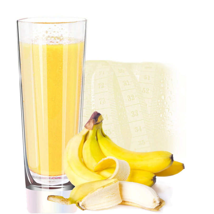 Banane Geschmack Veganes Proteinpulver Eiweißpulver mit L-Carnitin