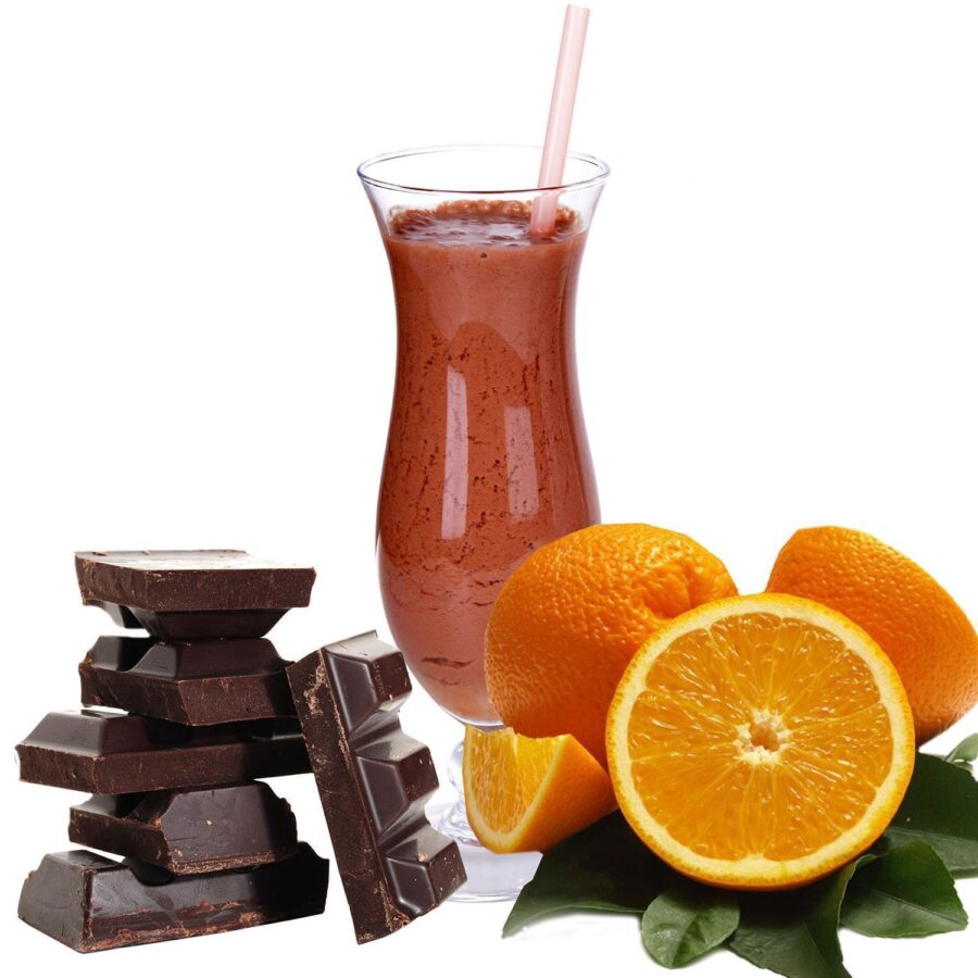 Bitterschokolade Orange Geschmack Whey Proteinpulver Eiweißpulver mit L-Carnitin