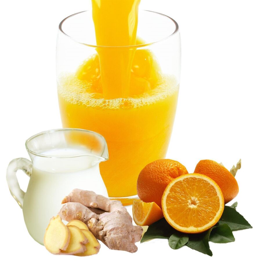 Buttermilch Orange-Ingwer Geschmack Isotonisches Getränkepulver mit L-Carnitin