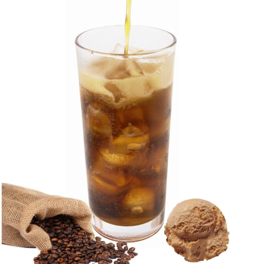 Eiskaffee Geschmack allergenfreies Energy Drink Pulver