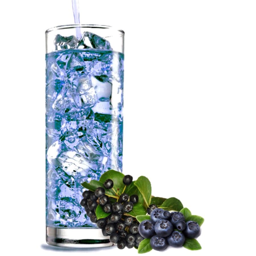 Energy Drink Pulver mit Aronia Blaubeere Geschmack Allergenfrei