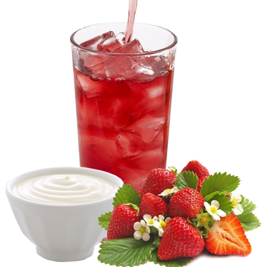 Erdbeer Joghurt Geschmack allergenfreies Energy Drink Pulver