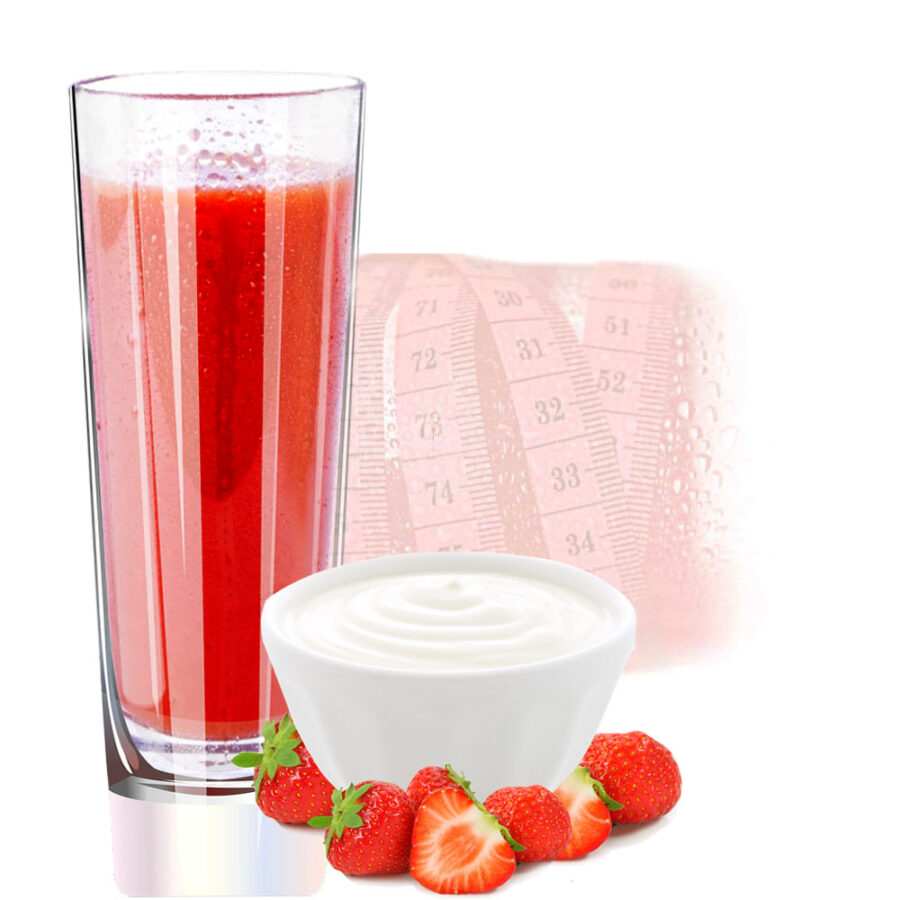 Erdbeer Joghurt Geschmack Veganes Proteinpulver Eiweißpulver mit L-Carnitin