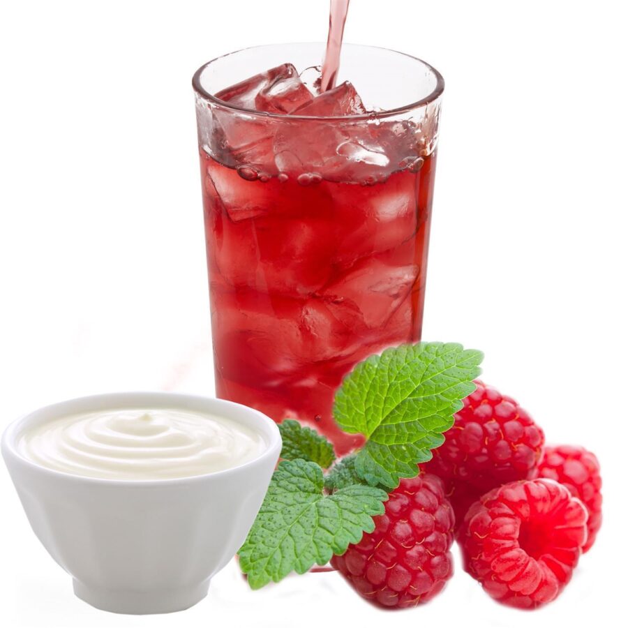 Joghurt Himbeer Geschmack allergenfreies Energy Drink Pulver