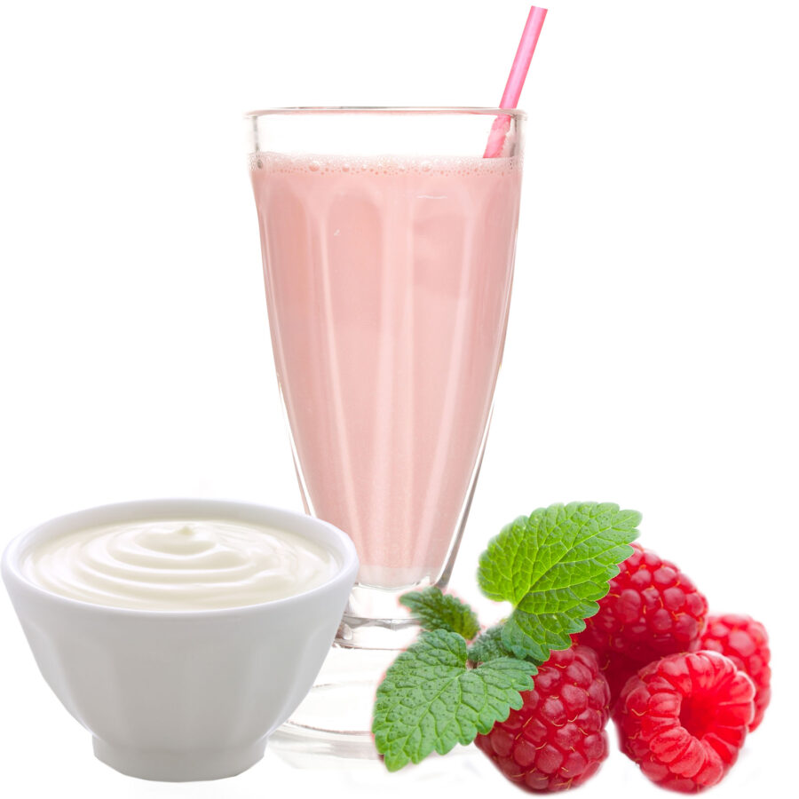 Joghurt Himbeer Geschmack Molkepulver mit Protein und L-Carnitin