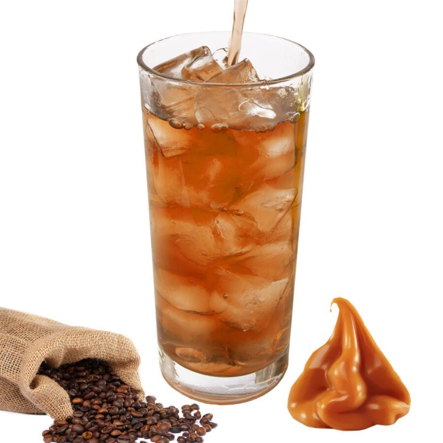 Karamell Kaffee Geschmack allergenfreies Energy Drink Pulver