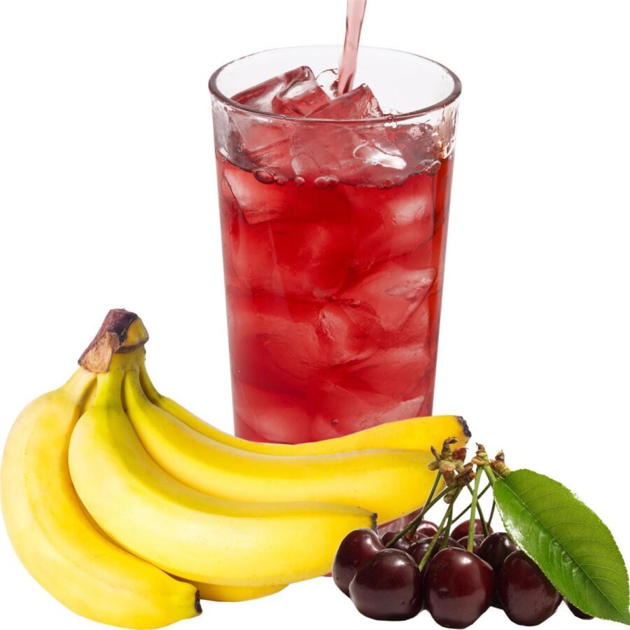 KiBa Kirsch Banane Geschmack allergenfreies Energy Drink Pulver