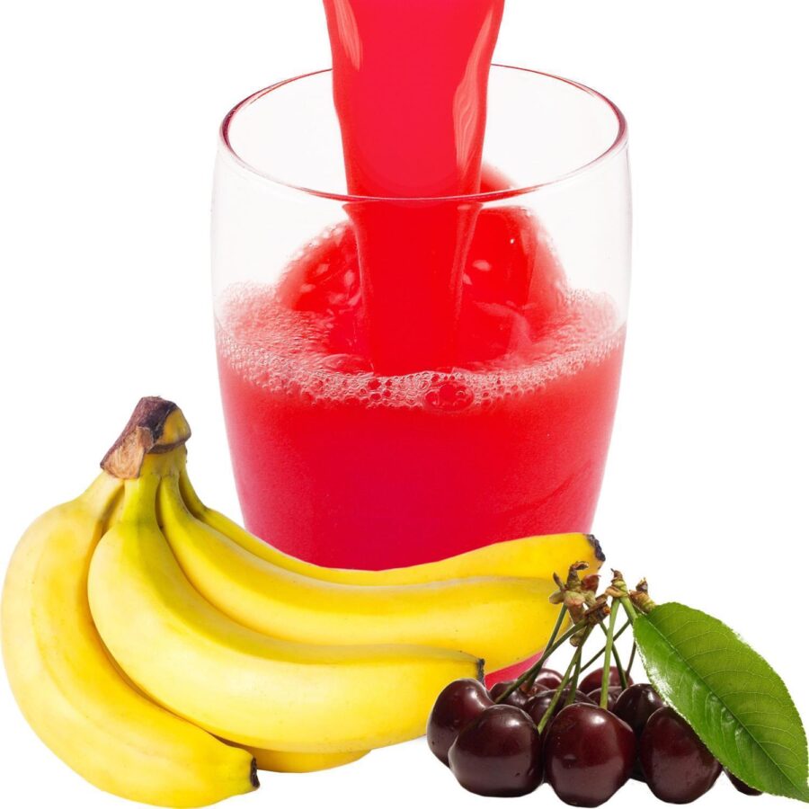 KiBa Kirsch Banane Geschmack Isotonisches Getränkepulver mit L-Carnitin