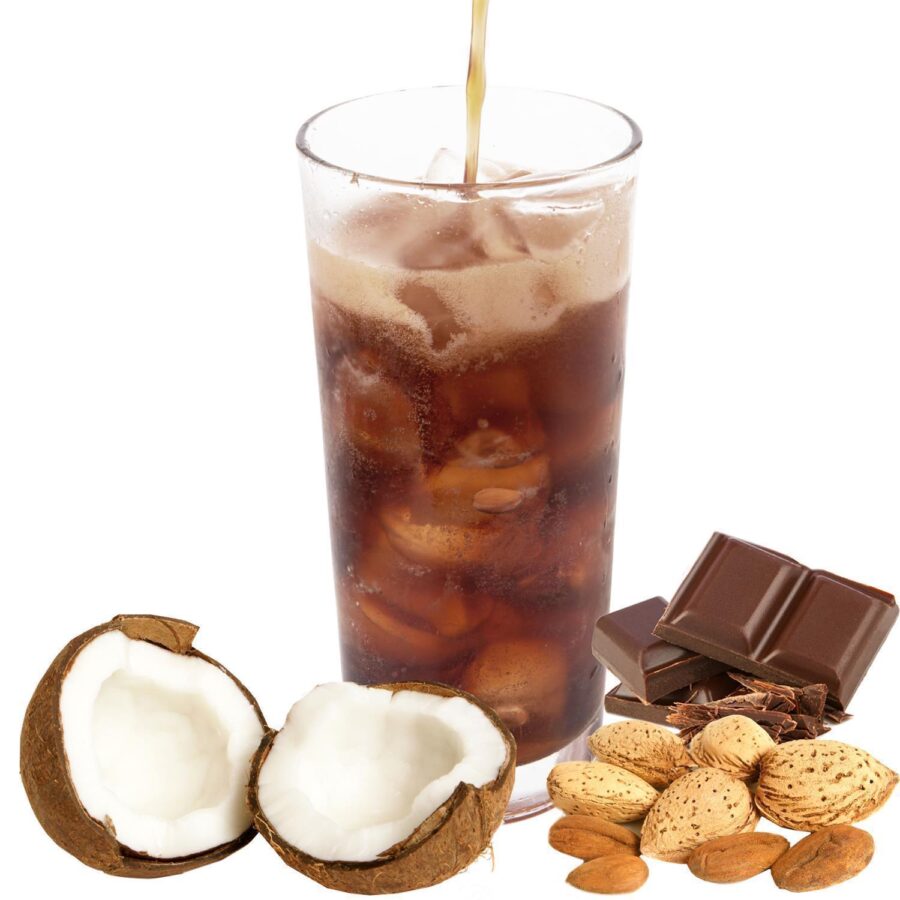 Kokos Mandel Schoko Geschmack allergenfreies Energy Drink Pulver