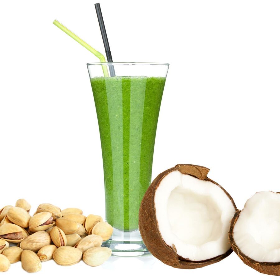 Kokos Pistazie Geschmack Whey Proteinpulver Eiweißpulver mit L-Carnitin