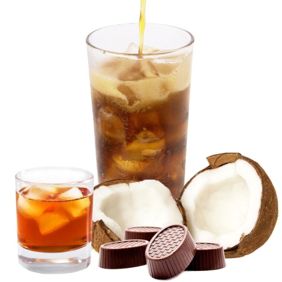 Kokos Rum Praline Geschmack allergenfreies Energy Drink Pulver