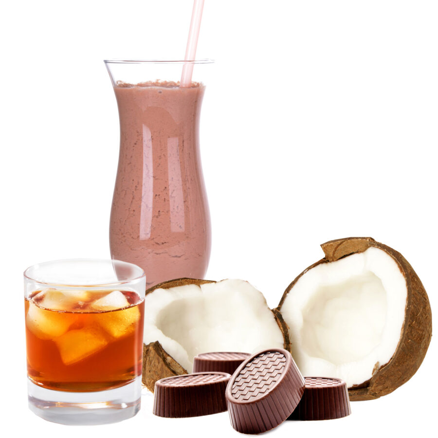 Kokos Rum Praline Geschmack Molkepulver mit Protein und L-Carnitin