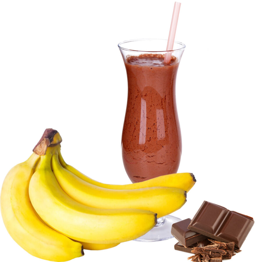 Schoko Banane Geschmack Molkepulver mit Protein und L-Carnitin