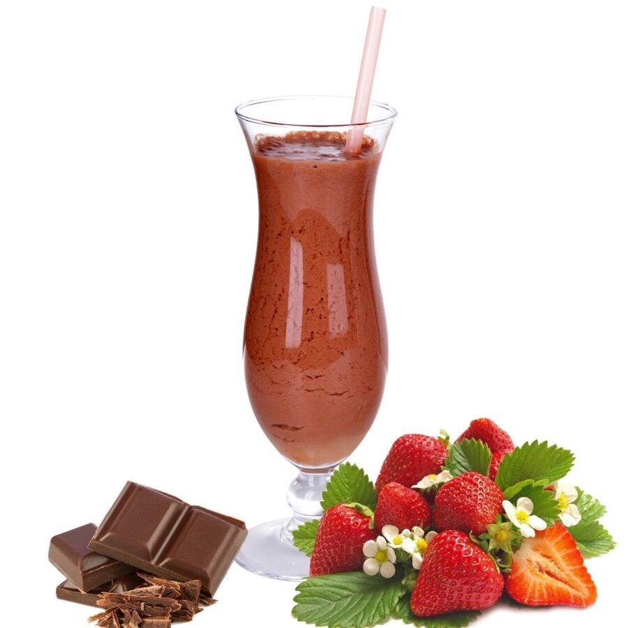 Schoko Erdbeer Geschmack Whey Proteinpulver Eiweißpulver mit L-Carnitin
