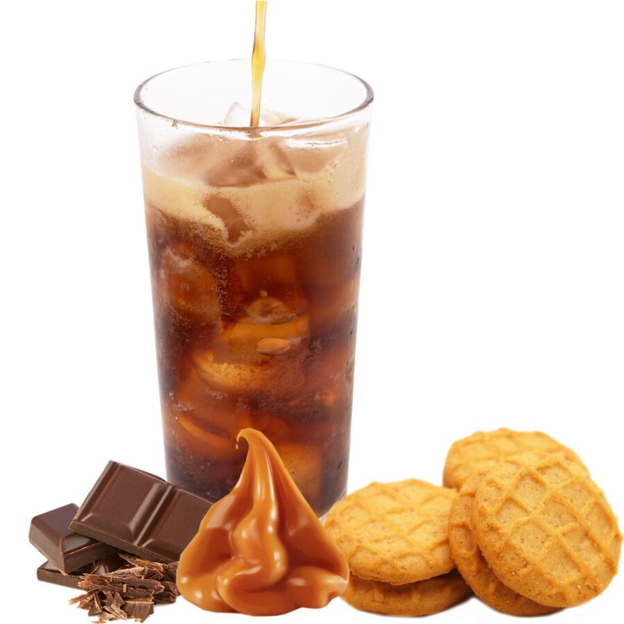 Schoko Karamell Keks Geschmack allergenfreies Energy Drink Pulver