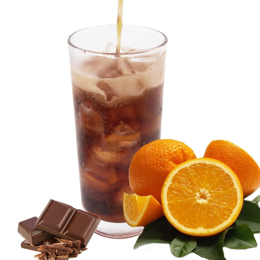 Schoko Orange Geschmack allergenfreies Energy Drink Pulver