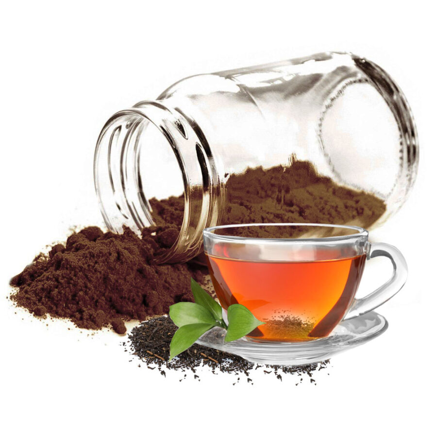 Schwarzer Tee Aroma Pulver
