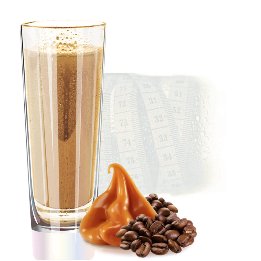 Veganes Proteinpulver Karamell Kaffee