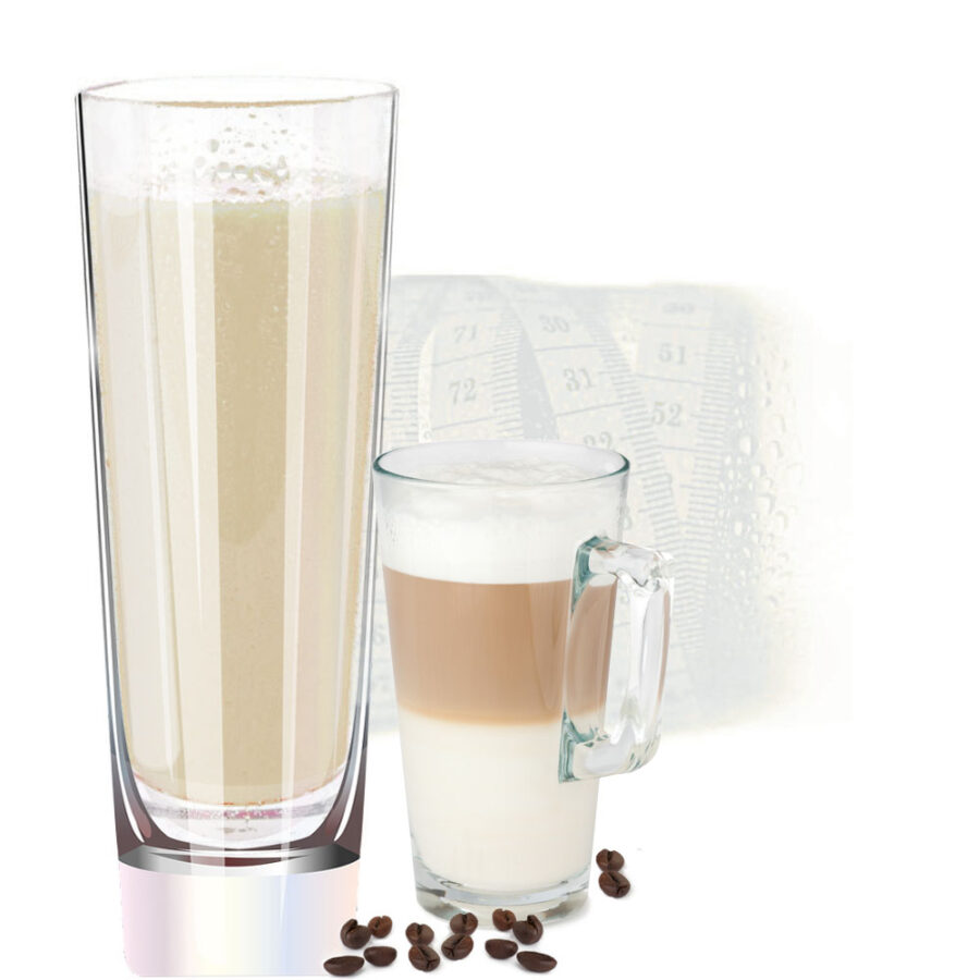 Veganes Proteinpulver Latte Macchiato