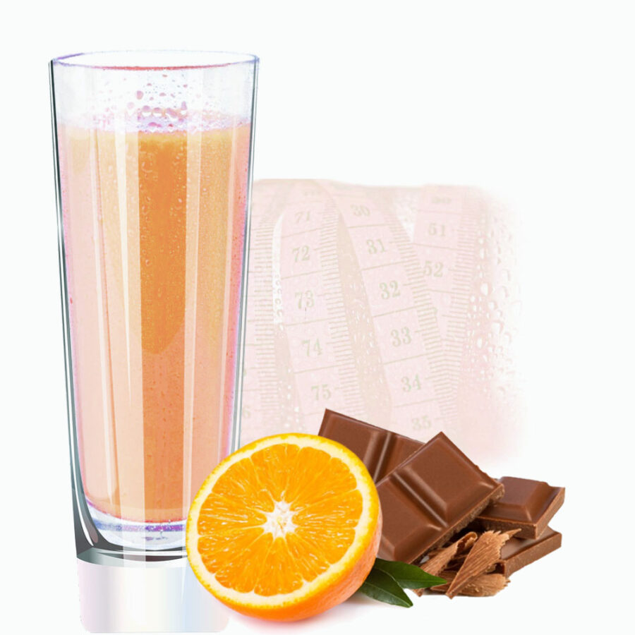 Veganes Proteinpulver Schoko Orange
