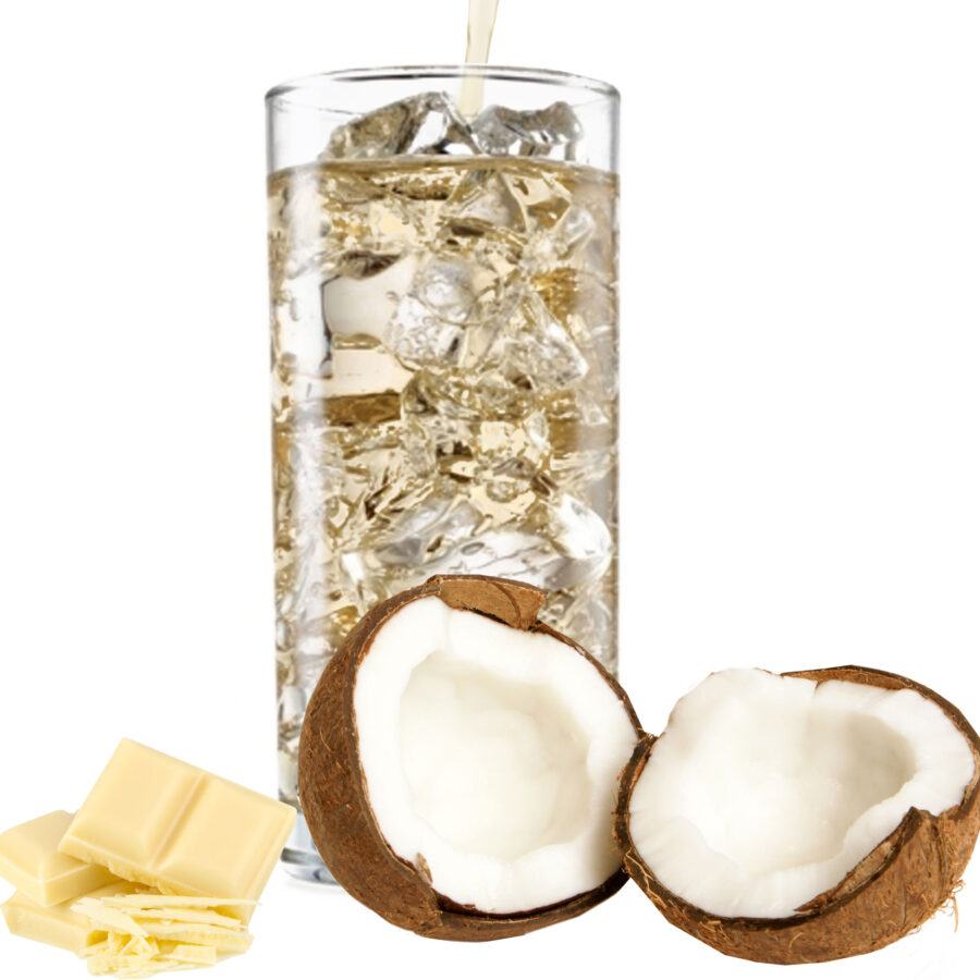 Weiße Schoko Kokos Geschmack allergenfreies Energy Drink Pulver